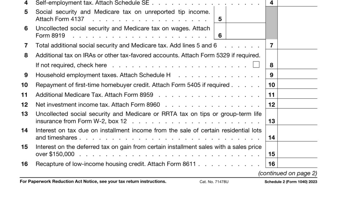 IRS Form F1040S2